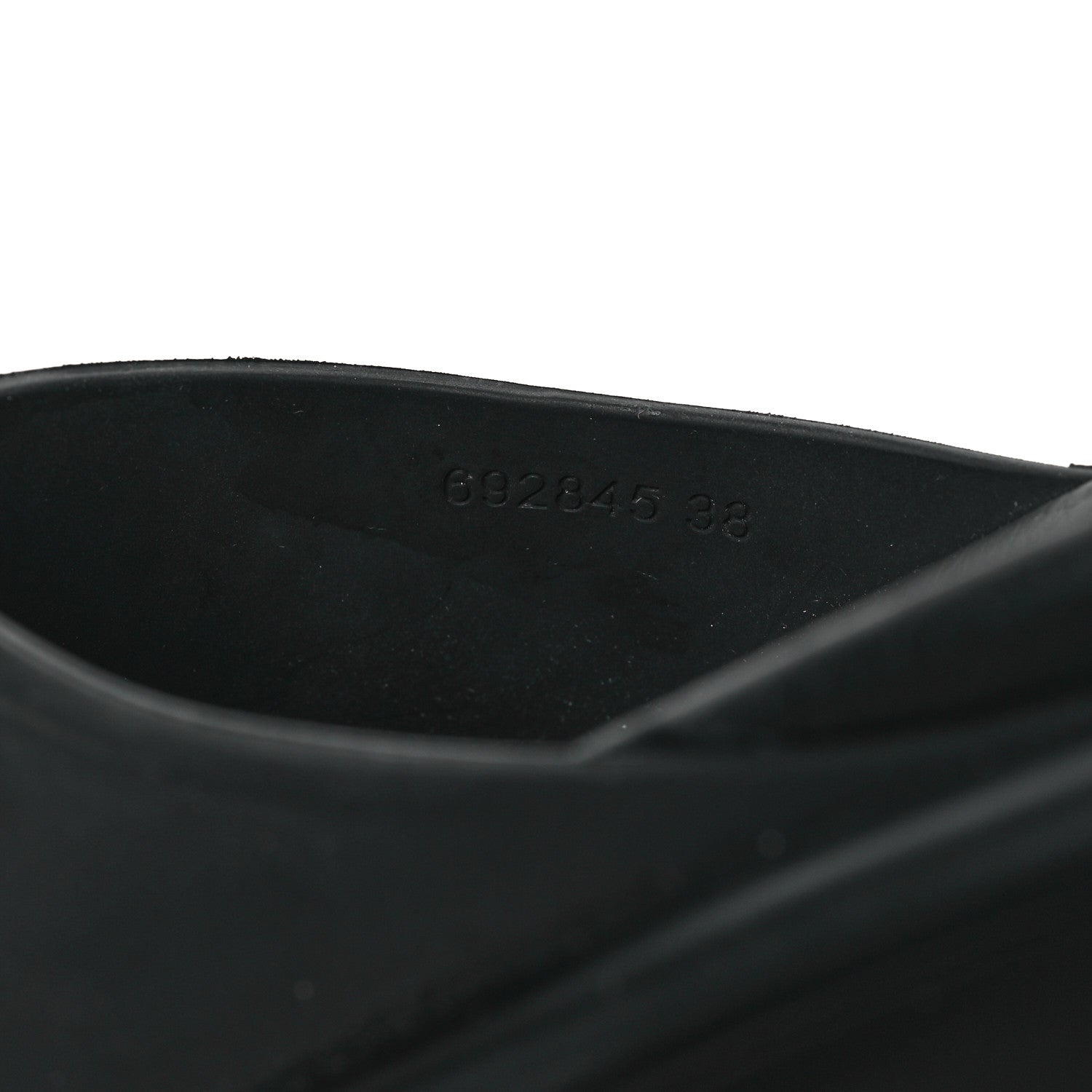 Gucci Soft Rubber Womens Interlocking G Platform 42mm Slide Sandals 38 Black 8 of 8