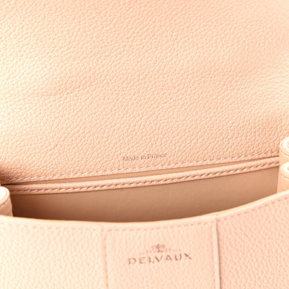 Delvaux Grained Calfskin Mini Brillant Satchel Nude 10 of 12