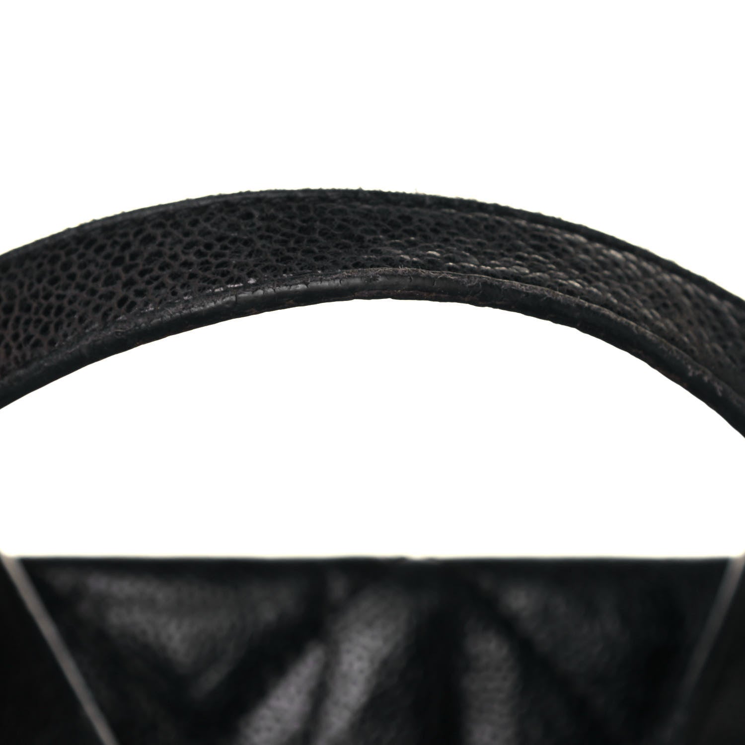 Chanel Crumpled Grained Calfskin Quilted CC Crave Tote Black 18 of 18