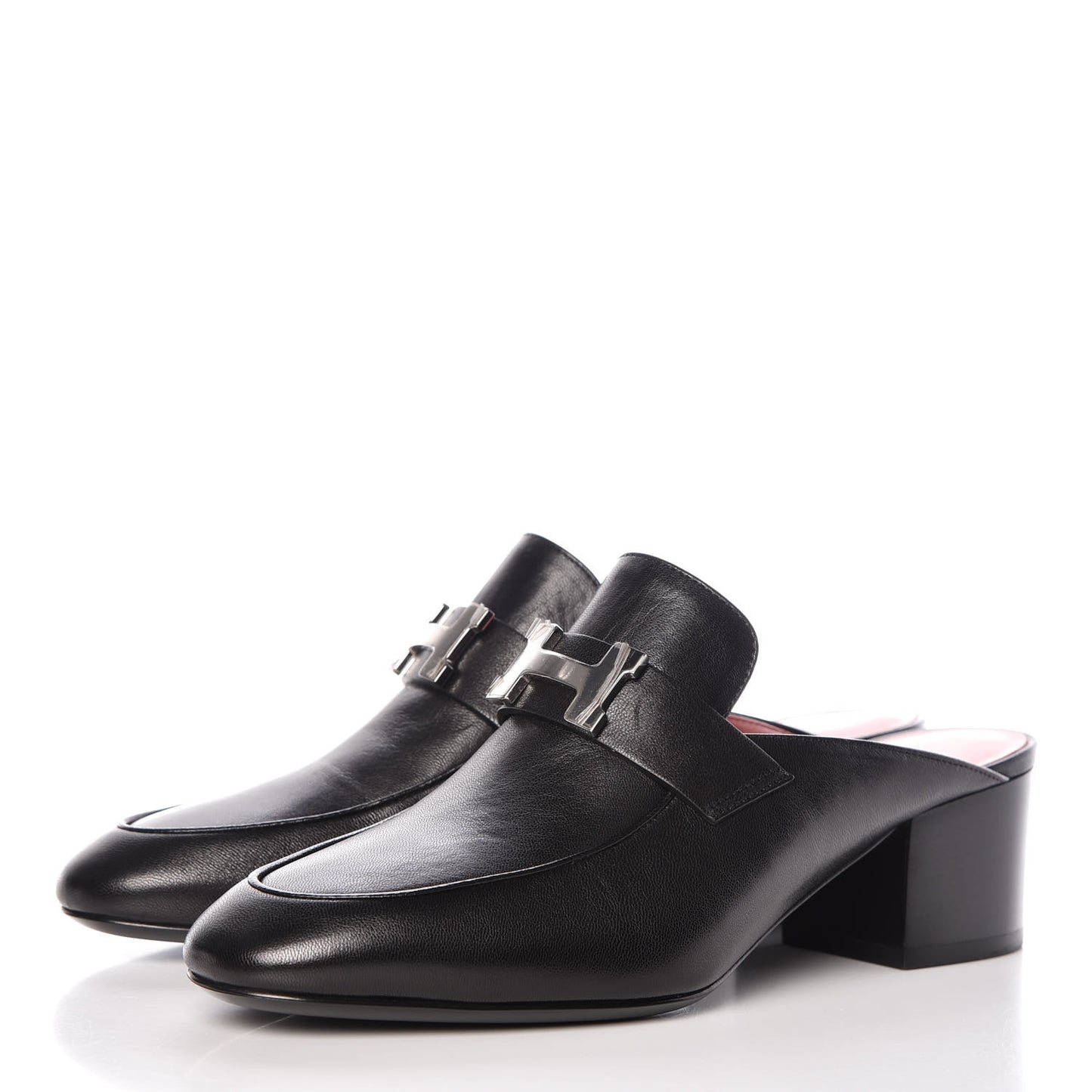 Goatskin Paradis Mules 37 Black