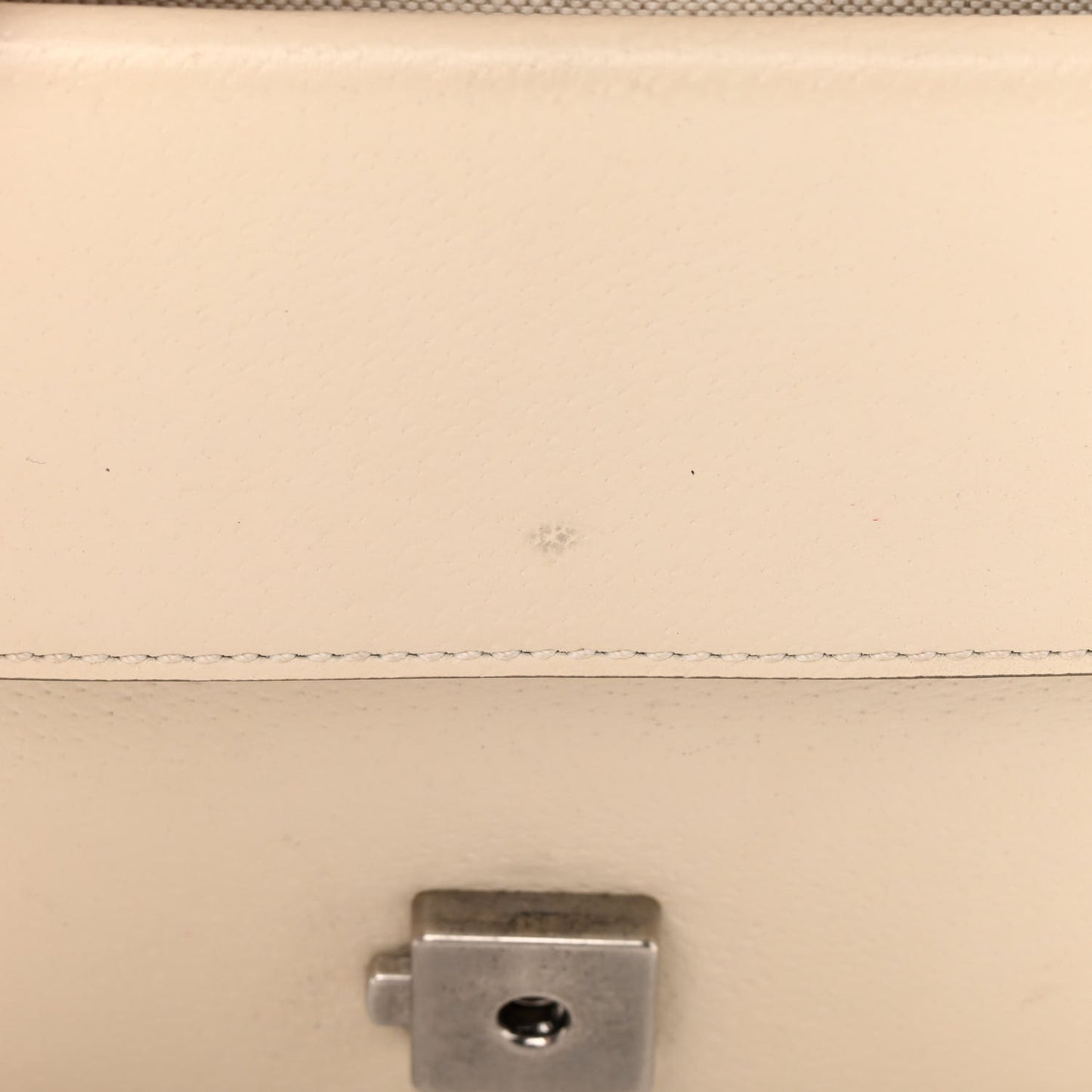 Textured Calfskin Crystal Mini Dionysus Shoulder Bag Mystic White