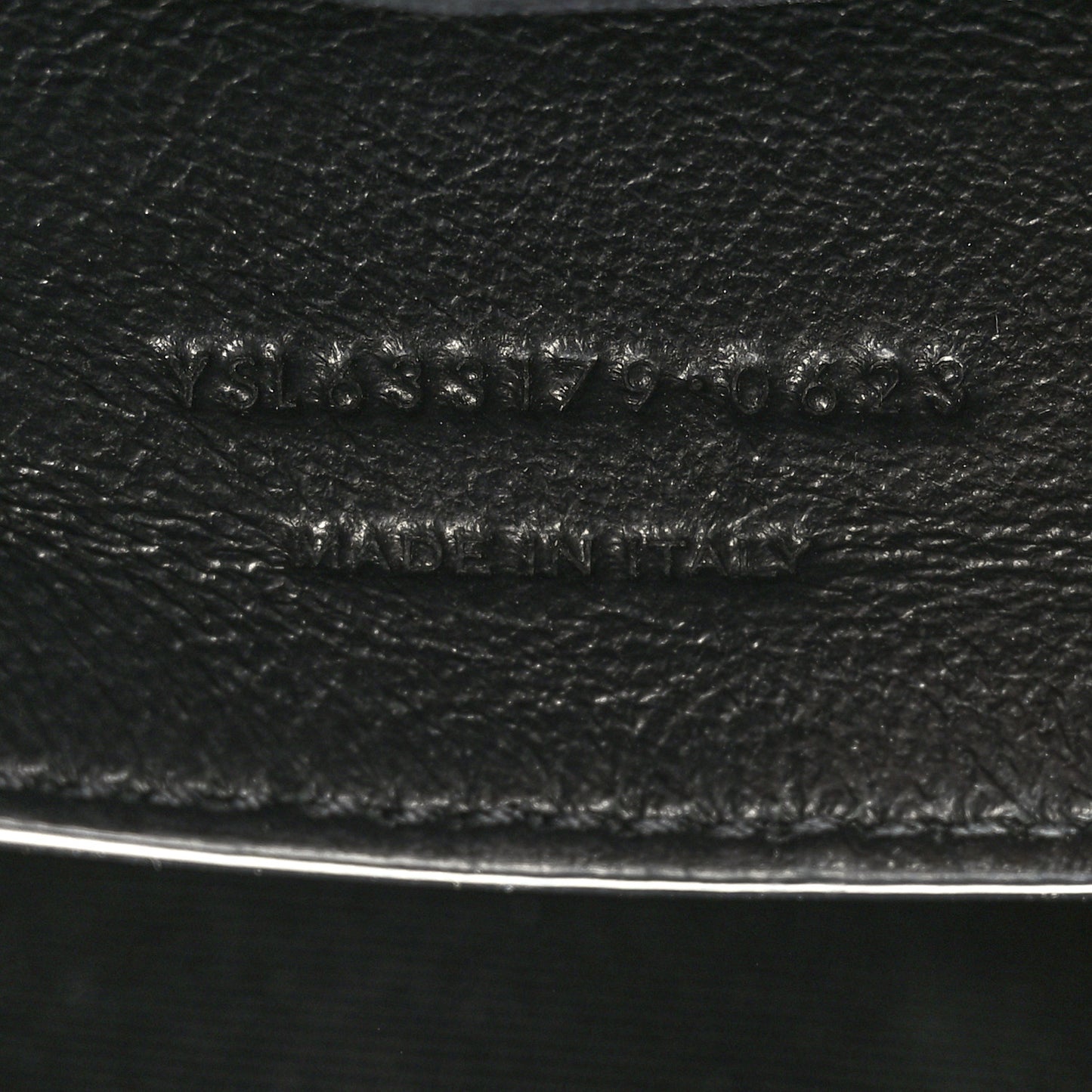 Grained Lambskin Monogram Baby Niki Chain Satchel Black