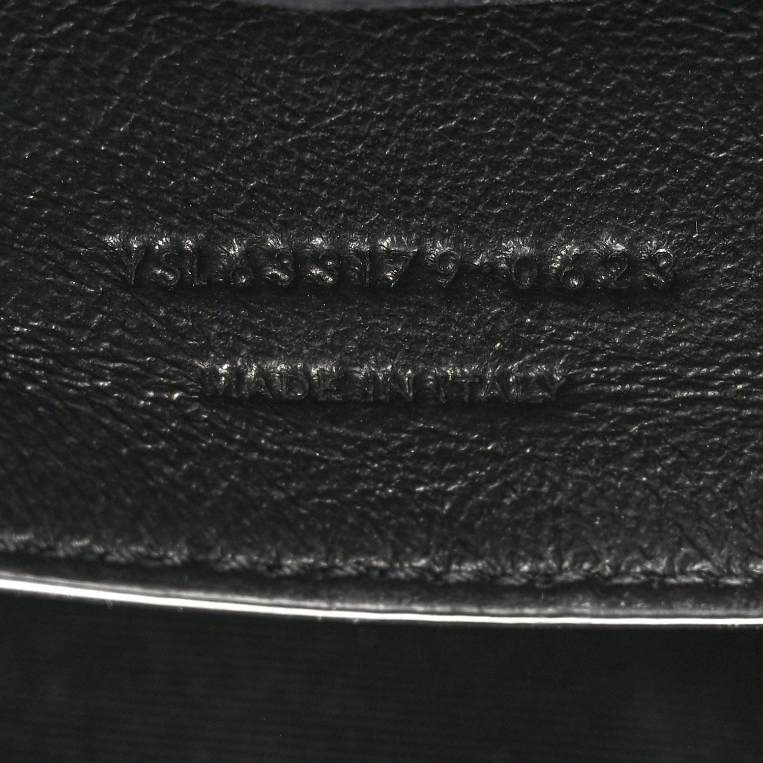 Saint Laurent Grained Lambskin Monogram Baby Niki Chain Satchel Black 8 of 11