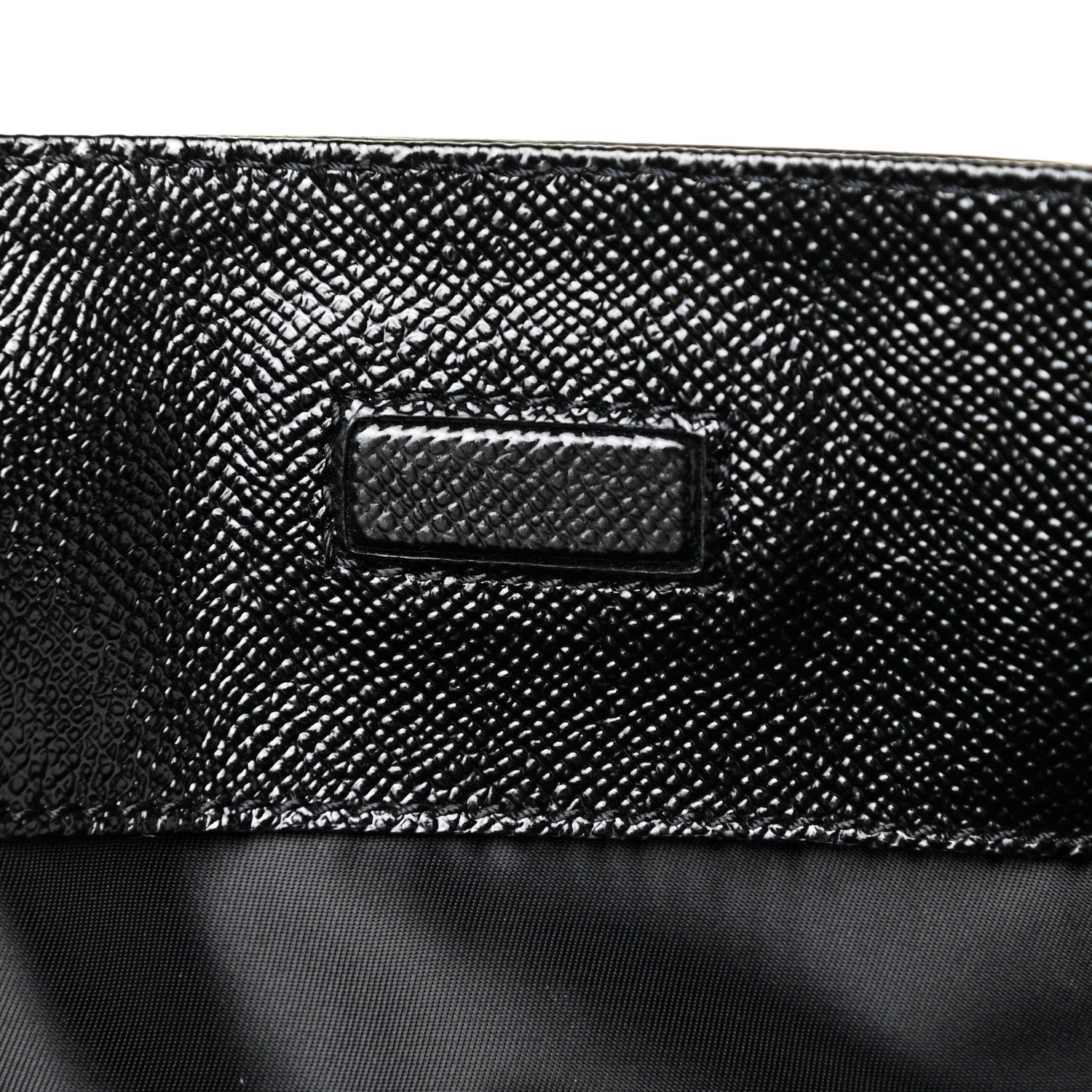 Burberry Patent Large Somerford Tote Black 7 of 20