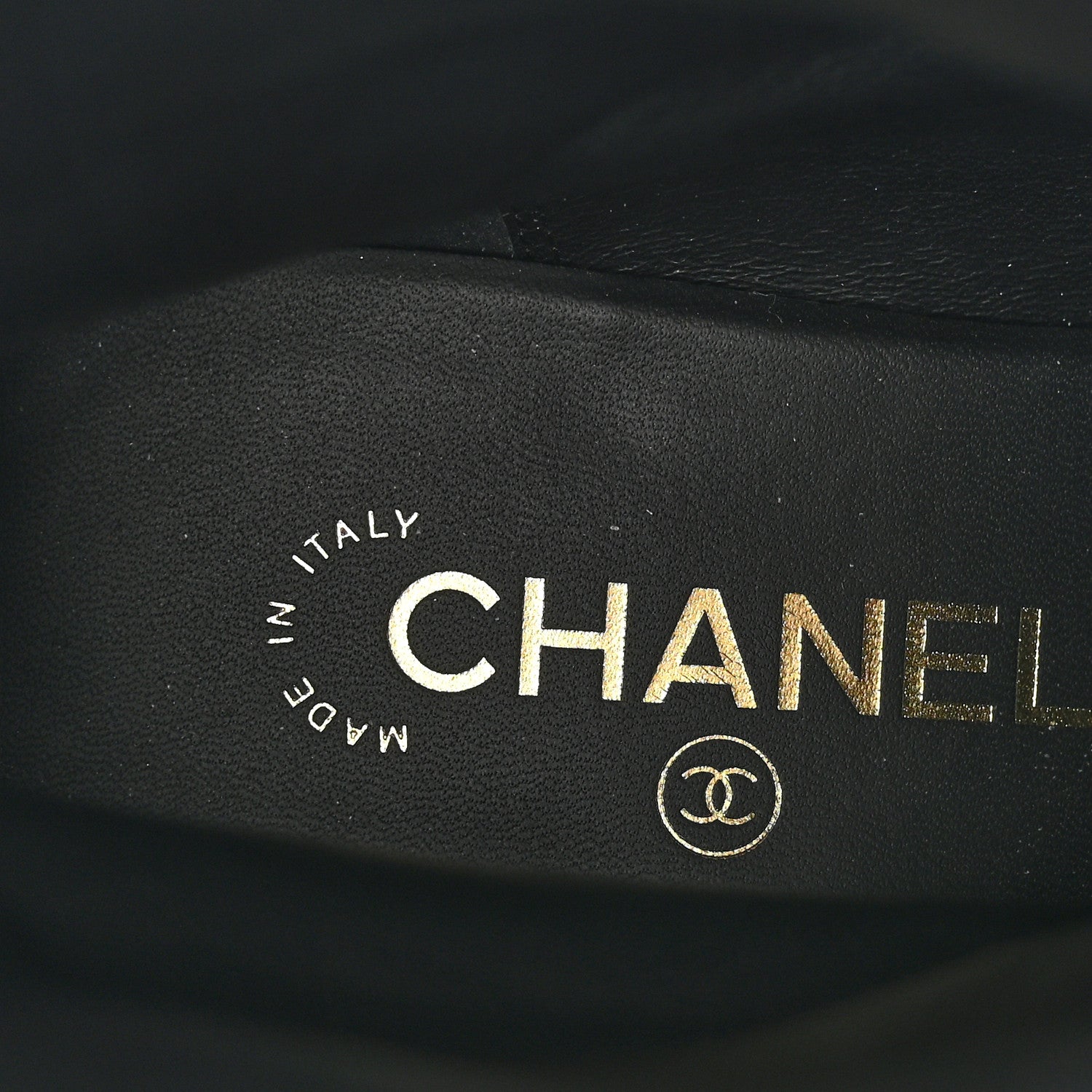 Chanel Calfskin Cap Toe Combat Boots 40 Black 8 of 9