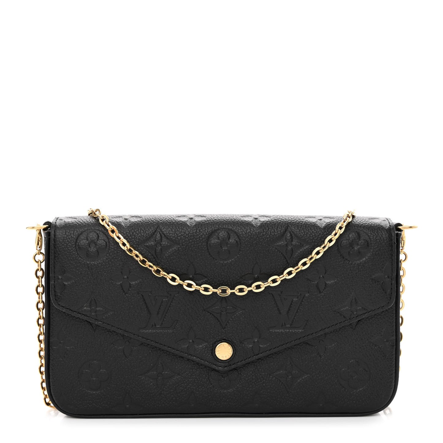 Empreinte Pochette Felicie Chain Wallet Black