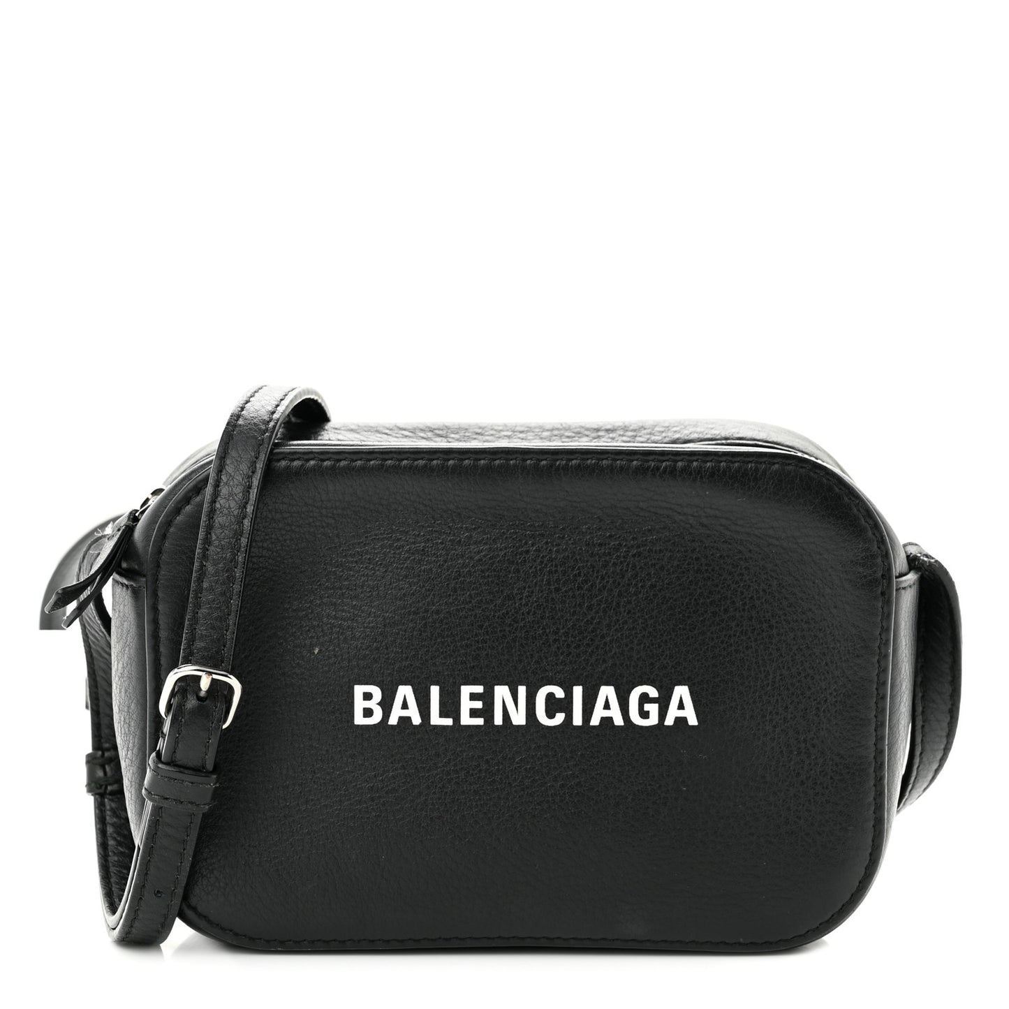 Calfskin Logo XS Everyday Camera Bag Black