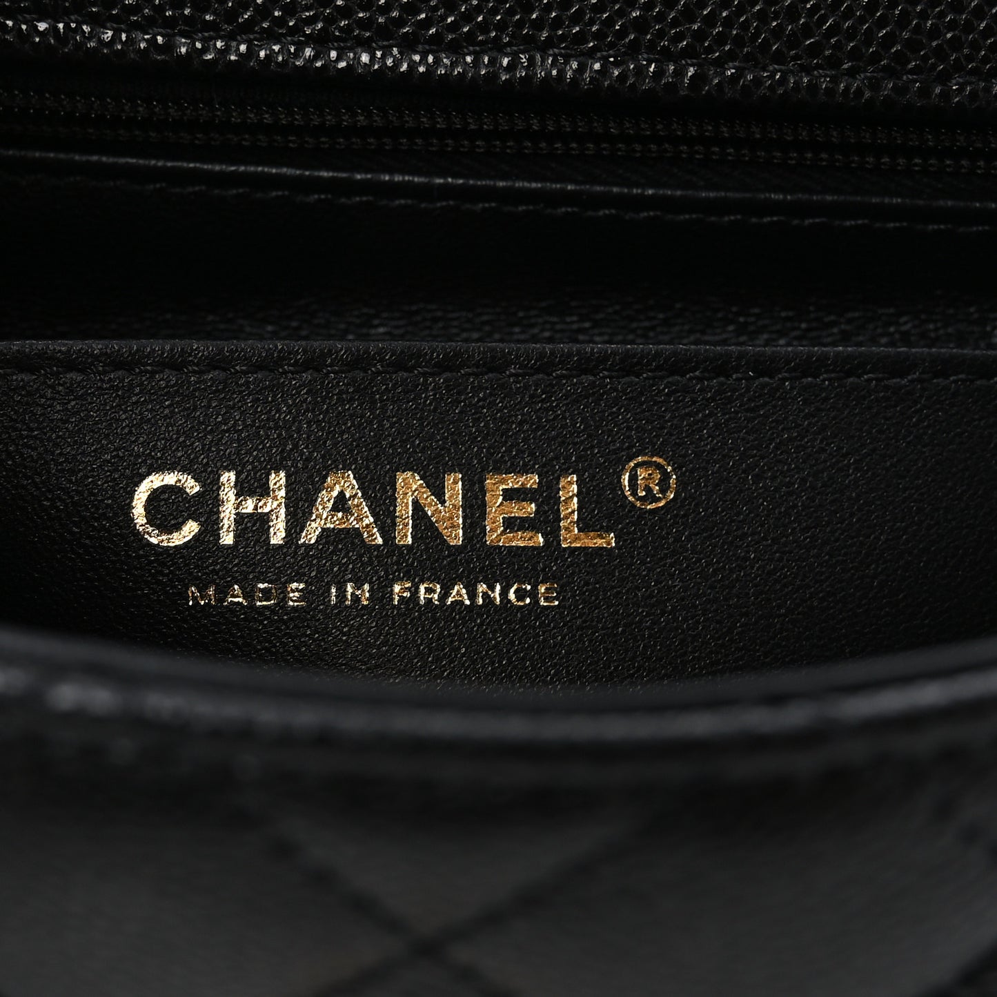 Caviar Quilted Mini Handy CC Flap Black