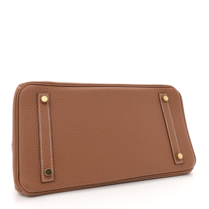 Hermes Togo Birkin 30 Gold 4 of 10