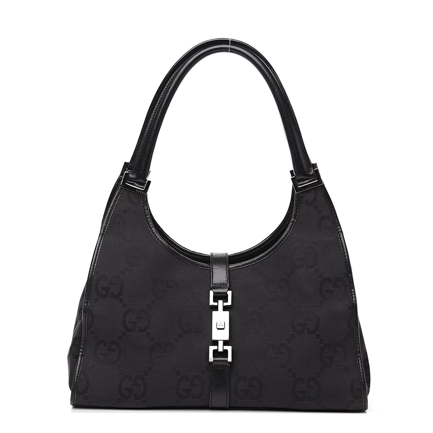 Monogram Jackie Shoulder Bag Black