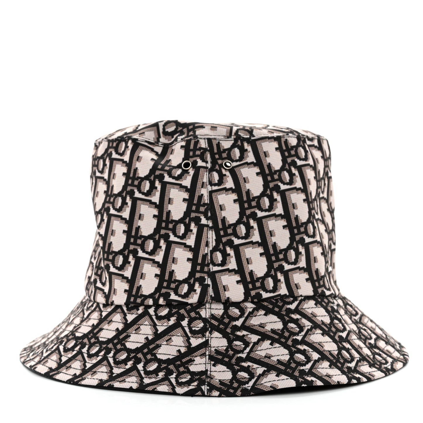 Oblique Reversible Teddy-D Brim Bucket Hat Black