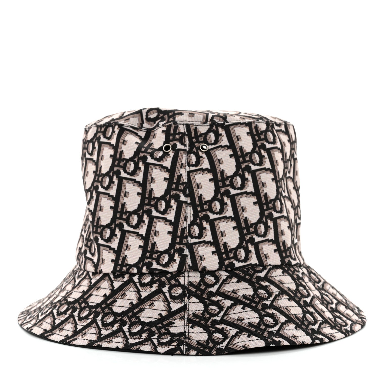 Christian Dior Oblique Reversible Teddy-D Brim Bucket Hat Black 3 of 12