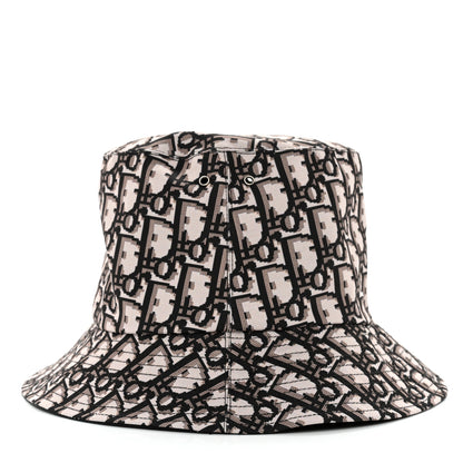 Christian Dior Oblique Reversible Teddy-D Brim Bucket Hat Black 3 of 12