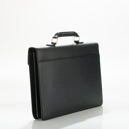 Louis Vuitton Epi Serviette Conseiller Briefcase Black 2 of 6