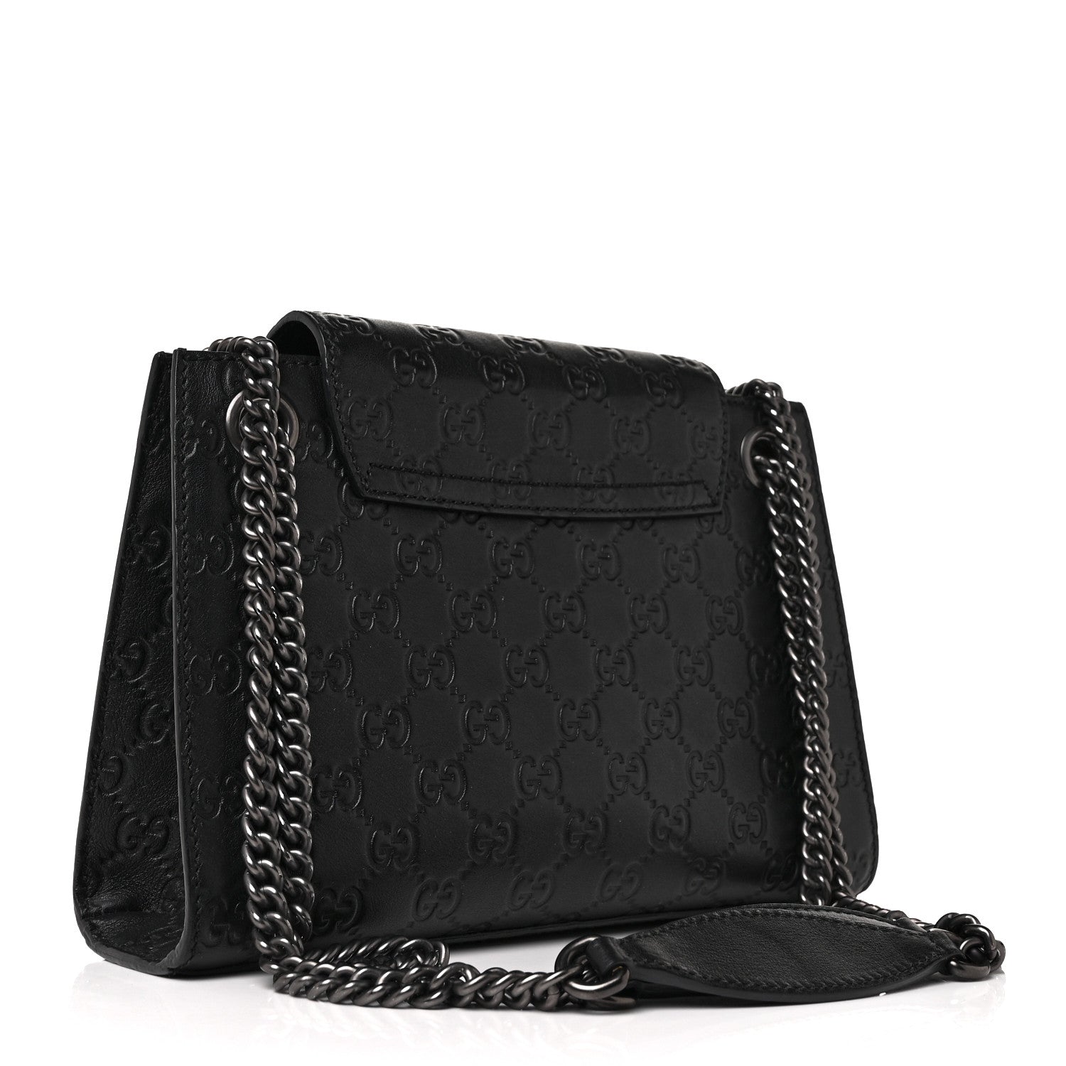 Gucci Guccissima Small Emily Shoulder Bag Black 2 of 8