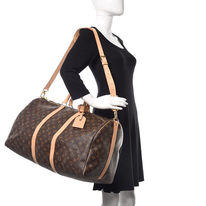 Louis Vuitton Monogram Keepall Bandouliere 55 2 of 12