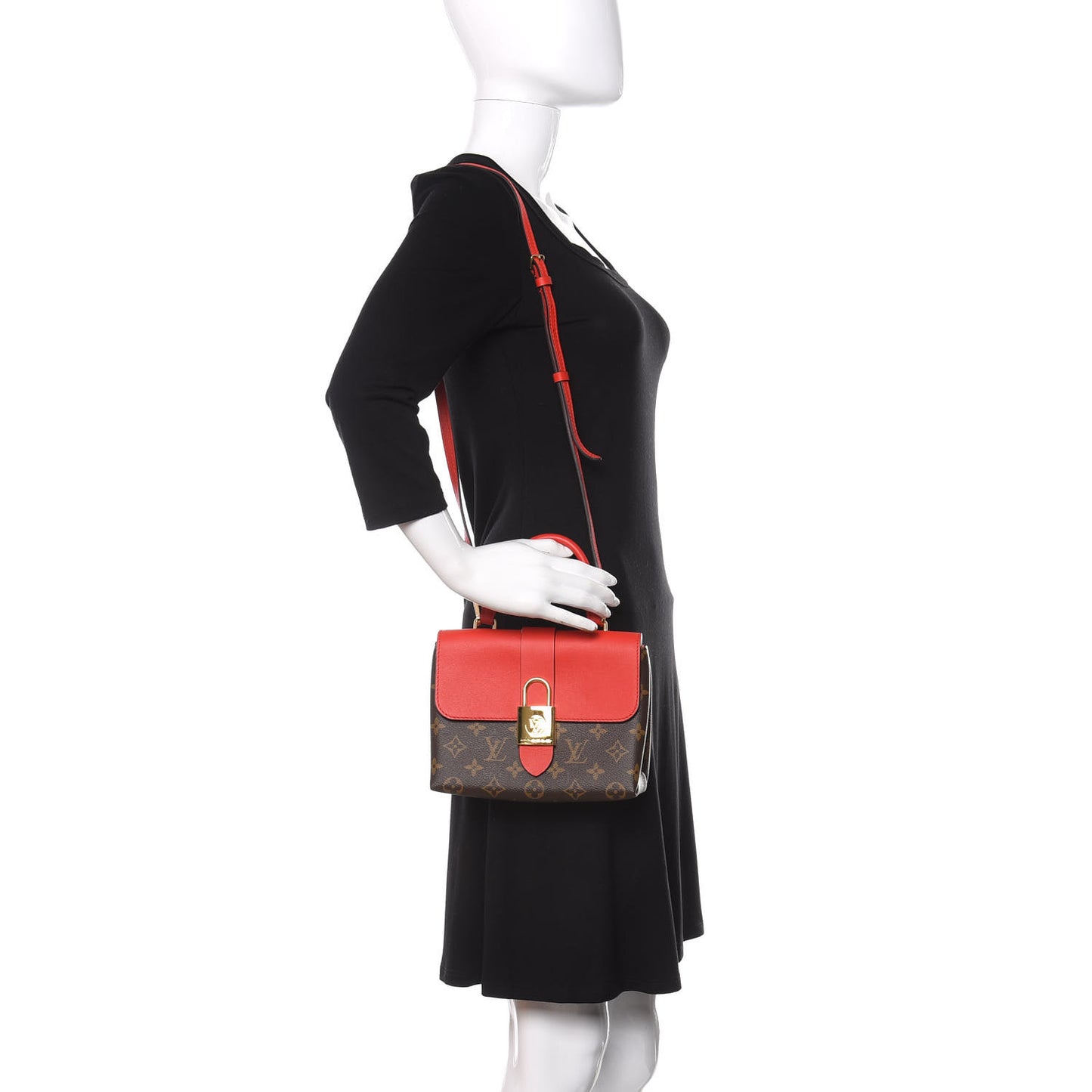 Monogram Locky BB Coquelicot