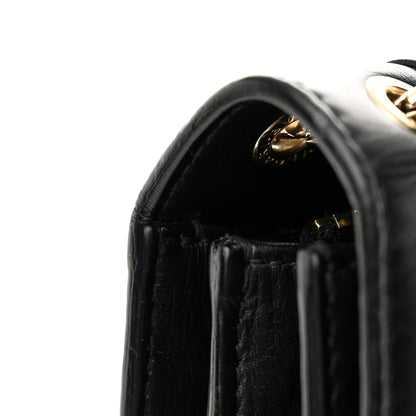 Bulgari Calfskin Serpenti Forever Crossbody Bag Black 14 of 16