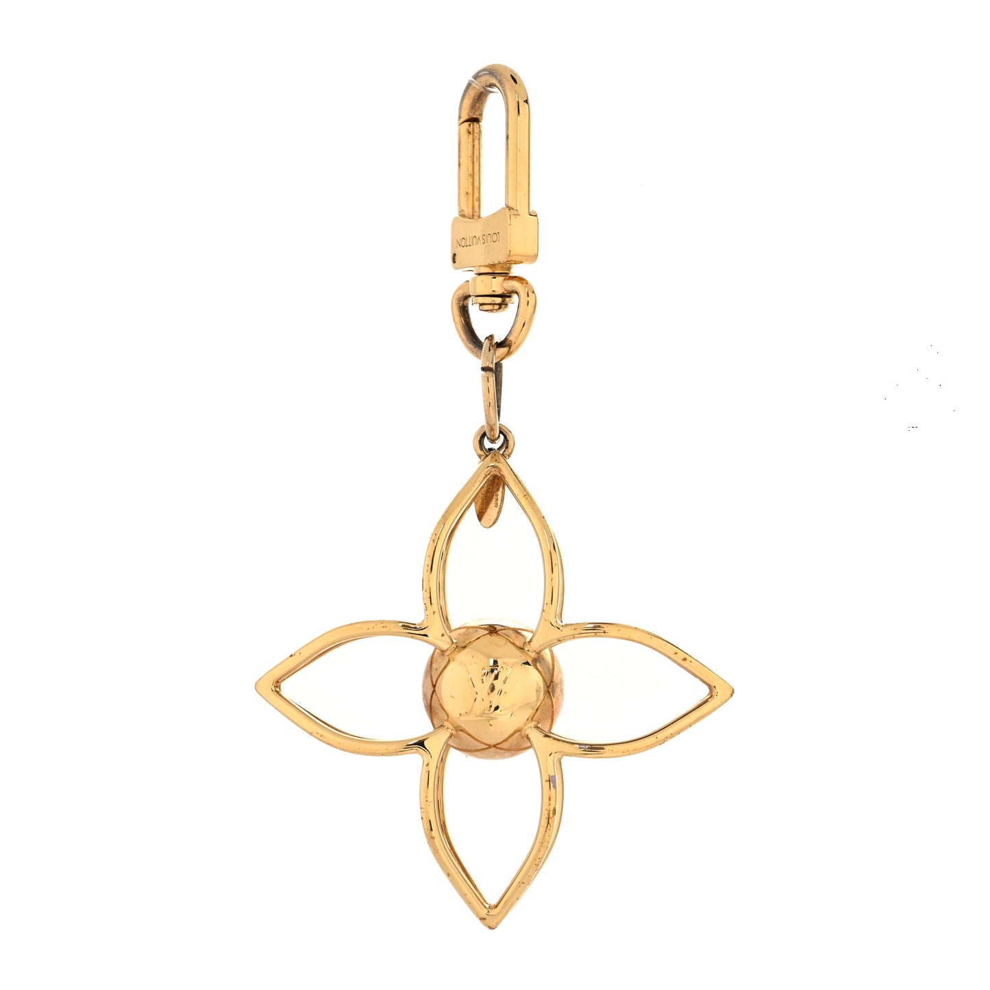 Sphere Bag Charm Gold