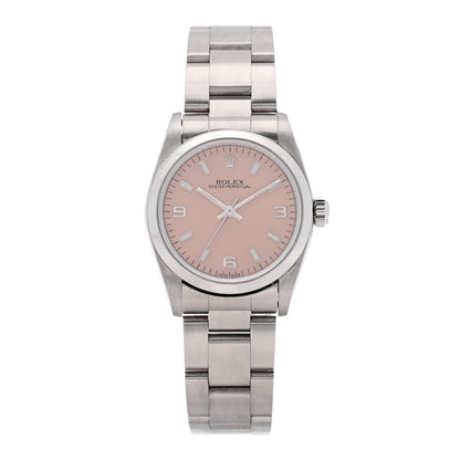 Rolex Stainless Steel 31mm Oyster Perpetual Watch Pink 77080 1 of 4