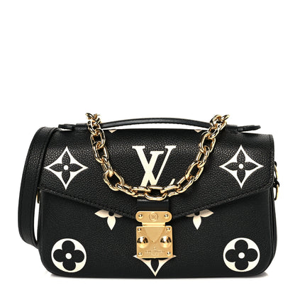 Louis Vuitton Empreinte Monogram Giant Pochette Metis East West Black Beige 1 of 10