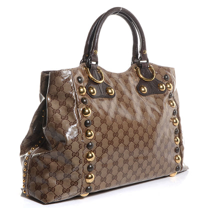 Gucci Crystal Monogram Medium Babouska Tote 3 of 7