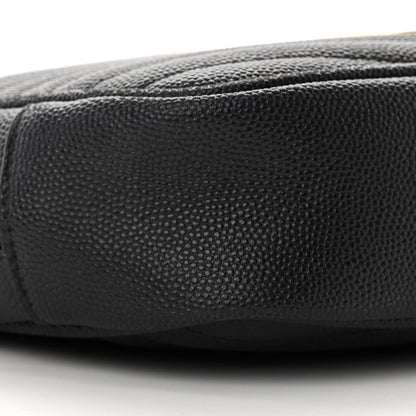 Saint Laurent Grain De Poudre Matelasse Monogram Mini Lou Camera Bag Black 9 of 14