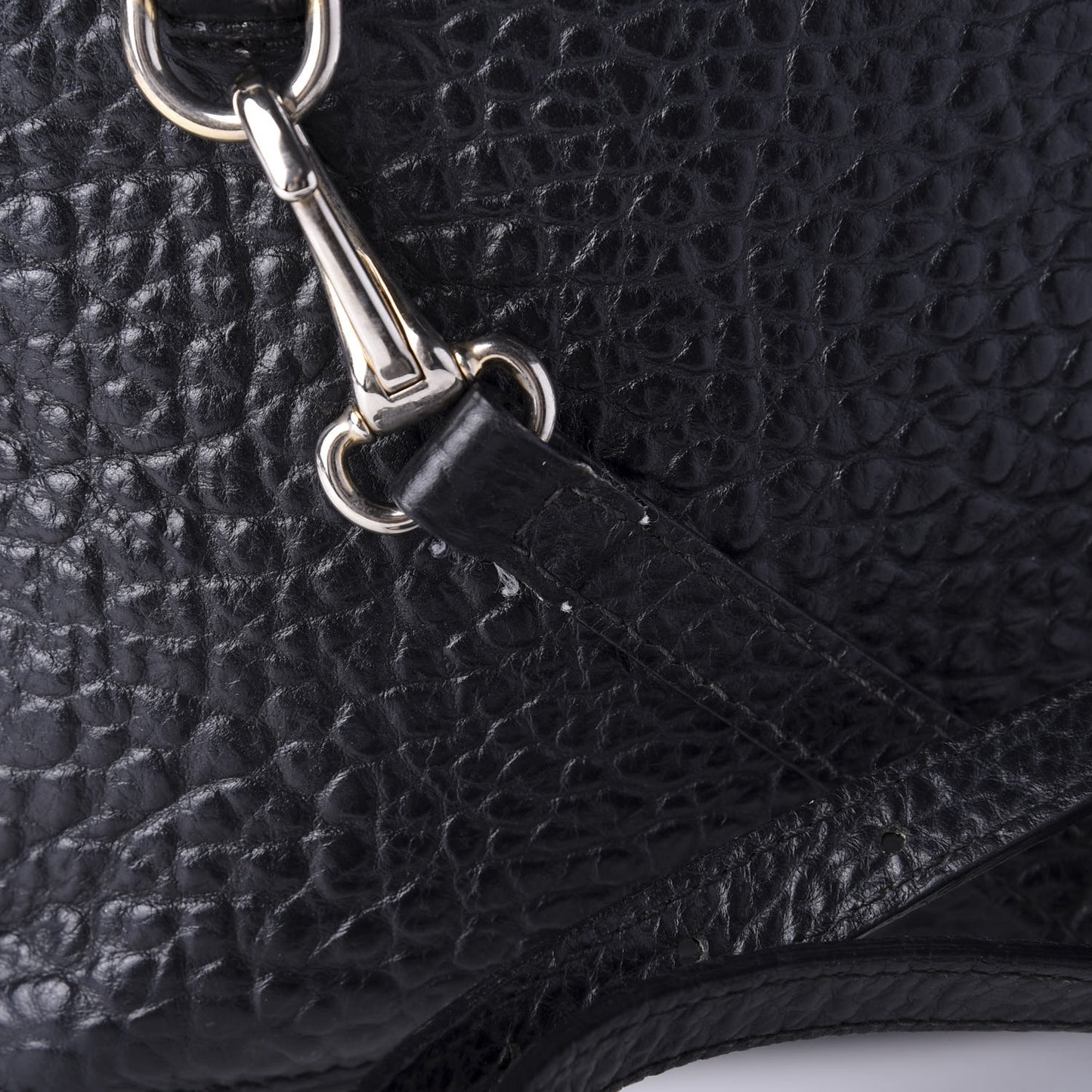 Heritage Grain Small Harrogate Crossbody Bag Black