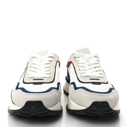 Valentino Garavani Fabric Suede Mens Netrunner Sneakers 43 White Multicolor 2 of 9