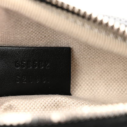 Gucci Calfskin GG Tennis Embossed Belt Bag Black 7 of 11