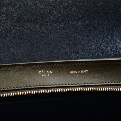 Celine Velluto Calfskin Suede Medium Tri-Color Trapeze 8 of 8