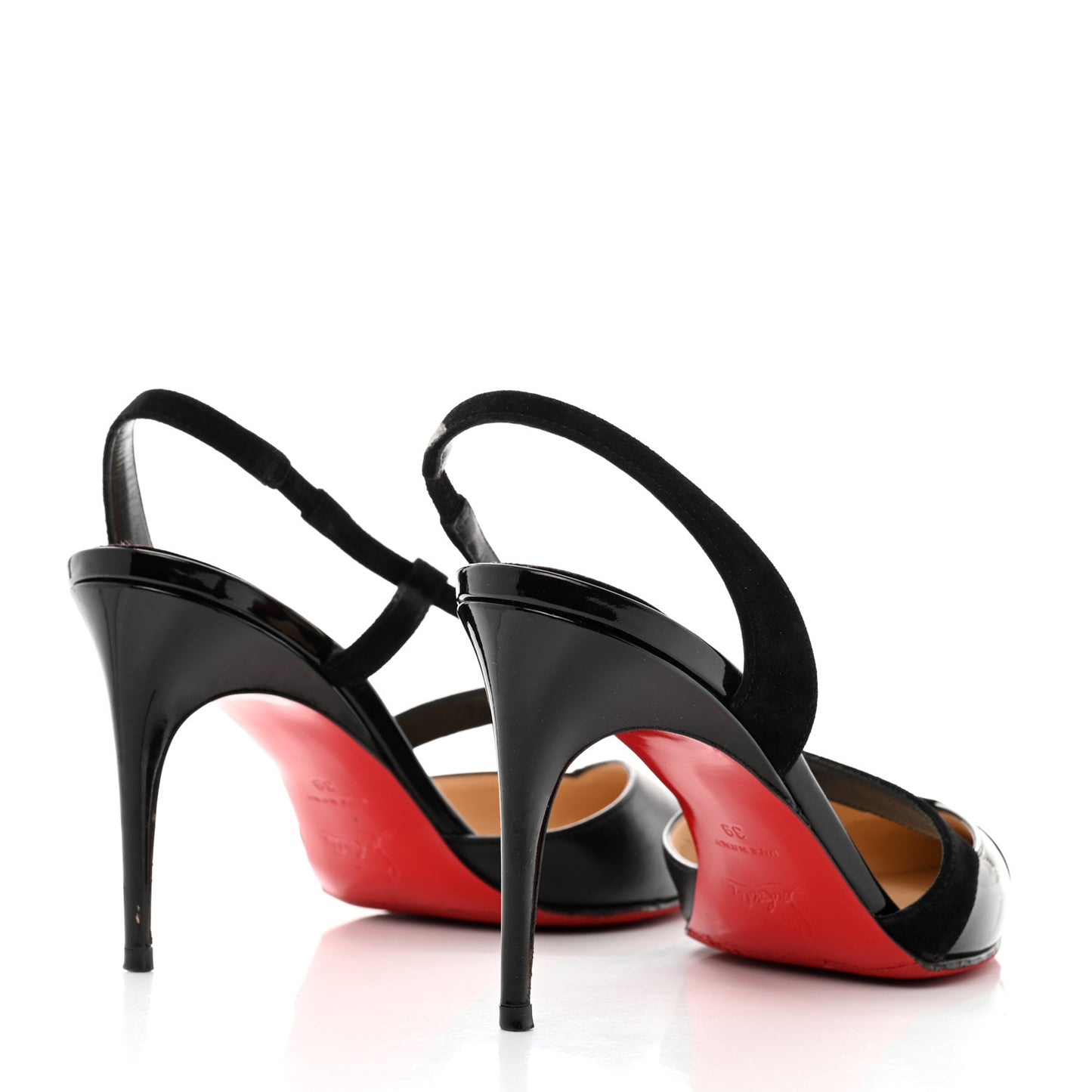Nappa Patent Platina Pumps 39 Black