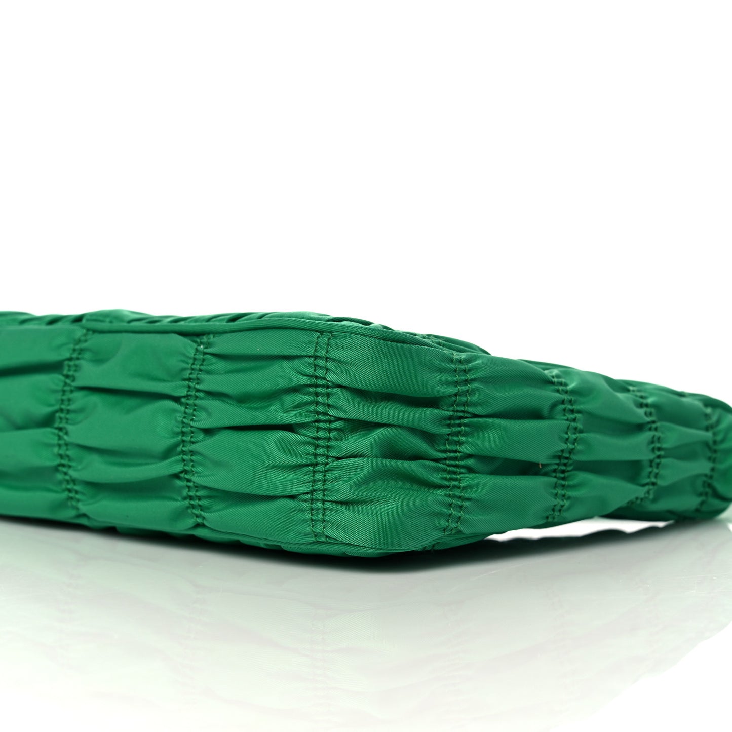 Tessuto Nylon Gaufre Shoulder Bag Menta