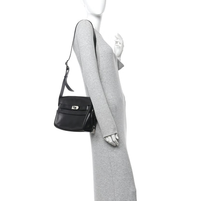 Hermes Evercolor Kelly Messenger PM Black 2 of 10