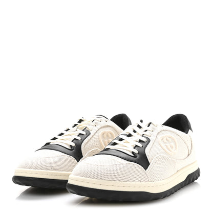 Gucci Canvas Calfskin Mens Mac80 Sneakers 11.5 Natural Black 4 of 9