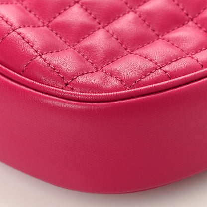 Celine Calfskin Quilted Small C Charm Bag Pink 8 of 8