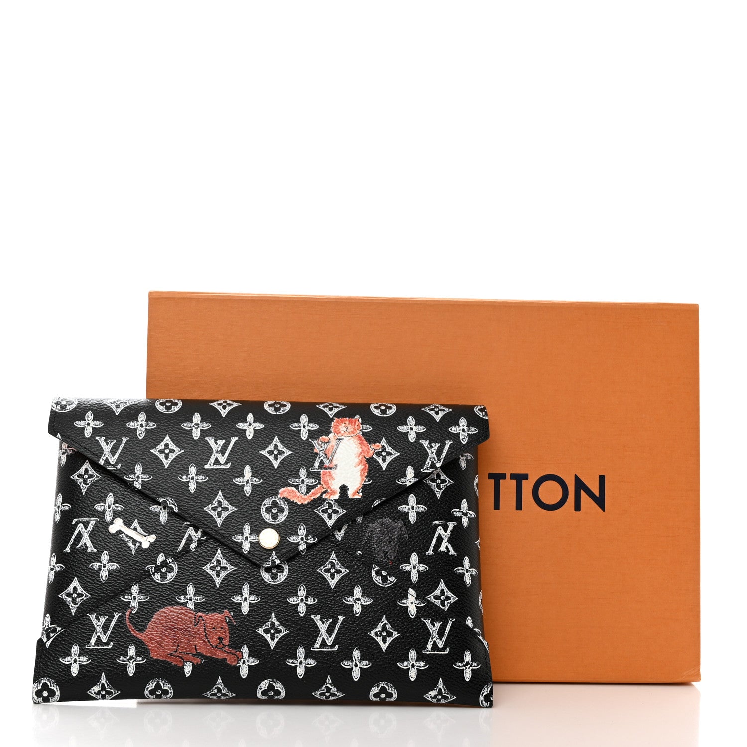 Louis Vuitton Catogram Kirigami Pochette Set Black 16 of 16