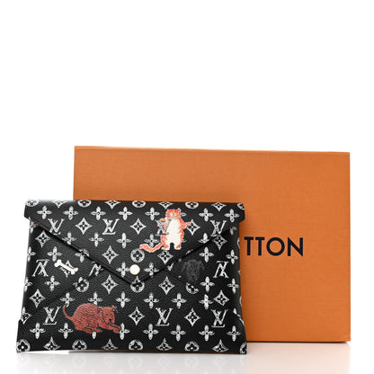Louis Vuitton Catogram Kirigami Pochette Set Black 16 of 16
