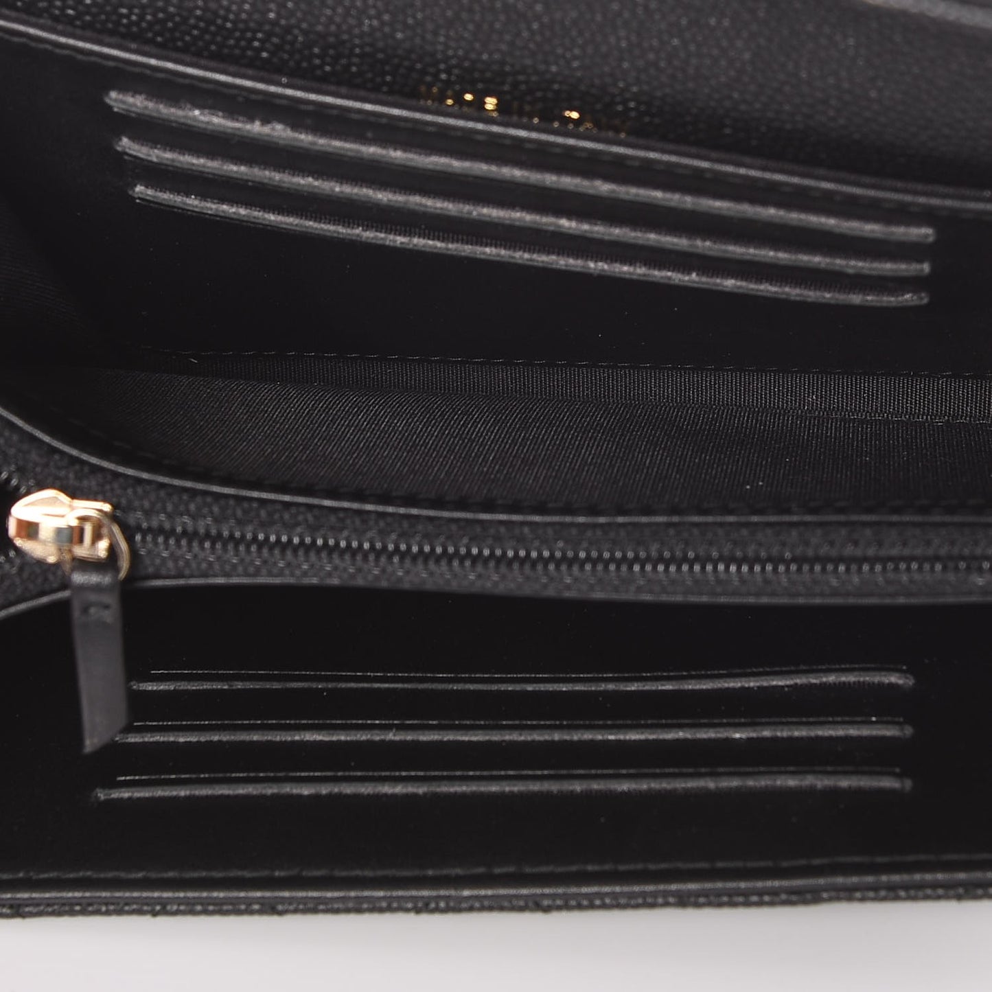 Caviar Quilted Medium Boy Flap Wallet Black
