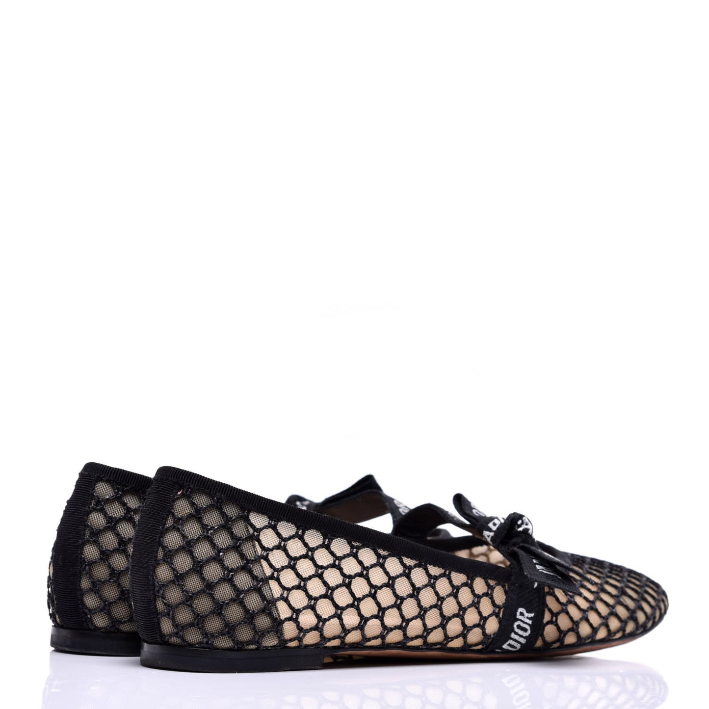 Resille Ribbon Miss J'Adior Ballet Flat 38.5 Black