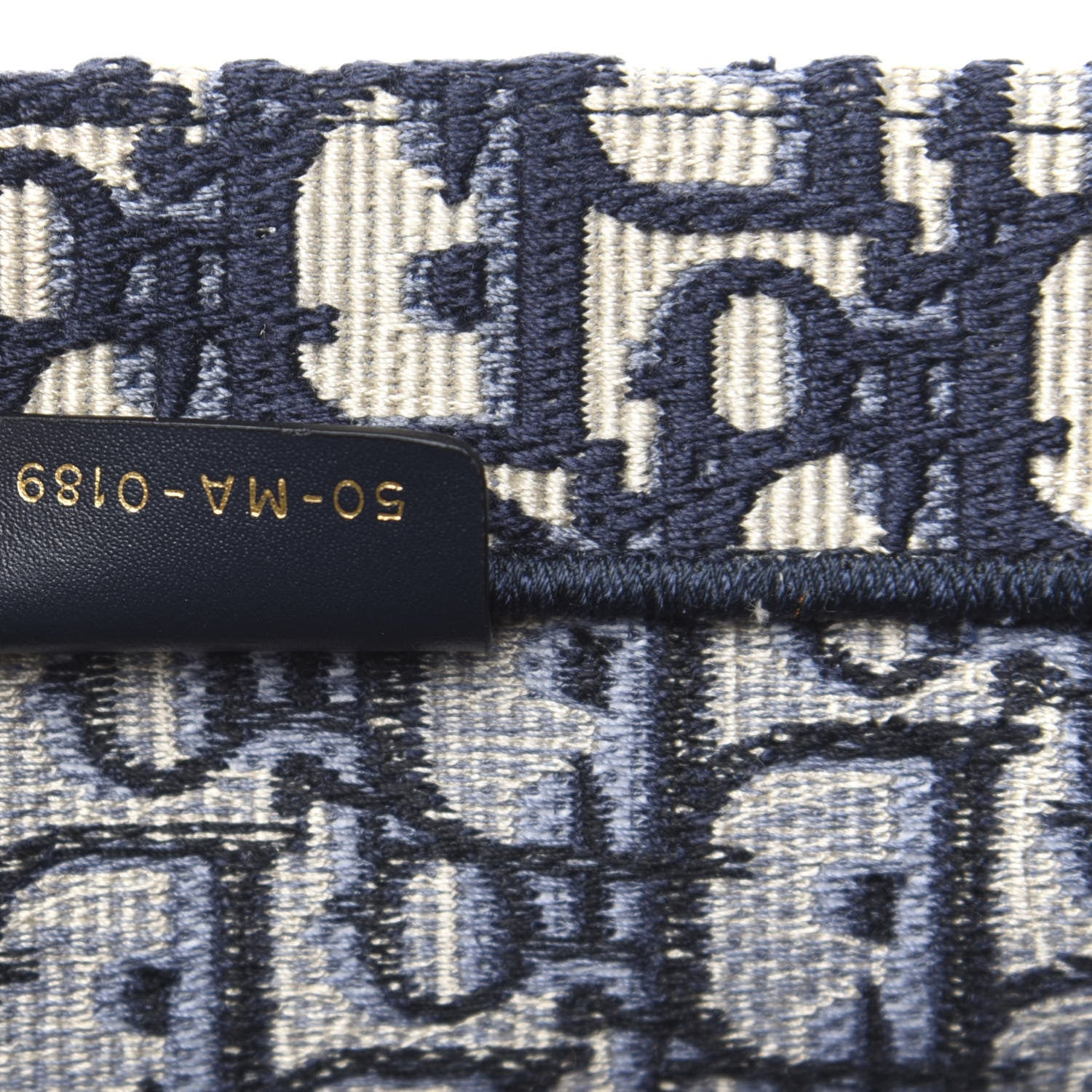 Christian Dior Oblique Book Tote Blue Multicolor 7 of 11