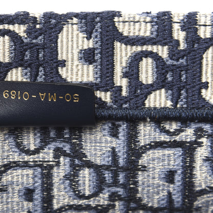 Christian Dior Oblique Book Tote Blue Multicolor 7 of 11