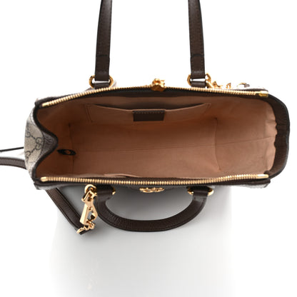 Gucci GG Supreme Monogram Small Ophidia Tote Bag Brown 5 of 10
