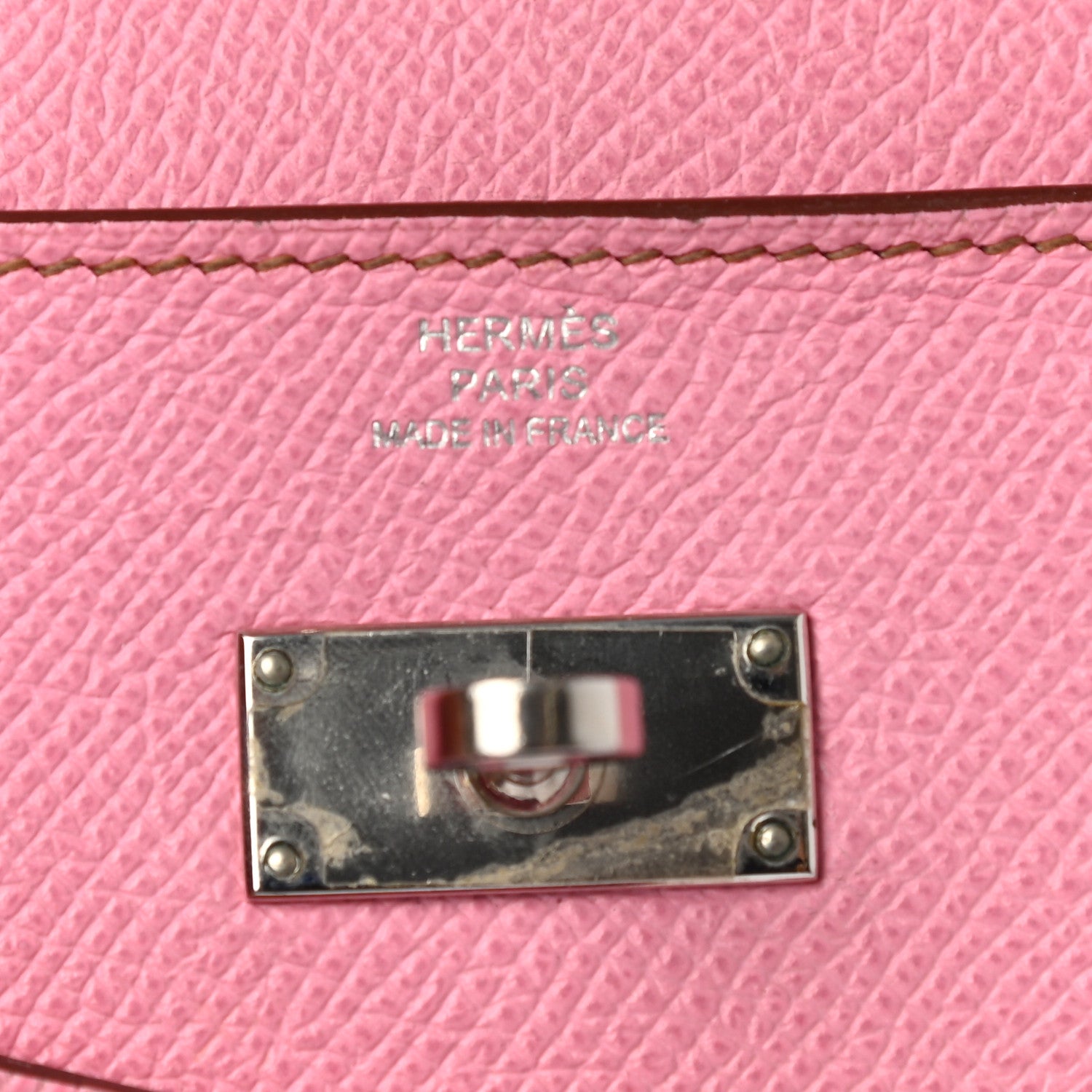 Hermes Epsom Kelly Longue Wallet 5P Pink 5 of 7