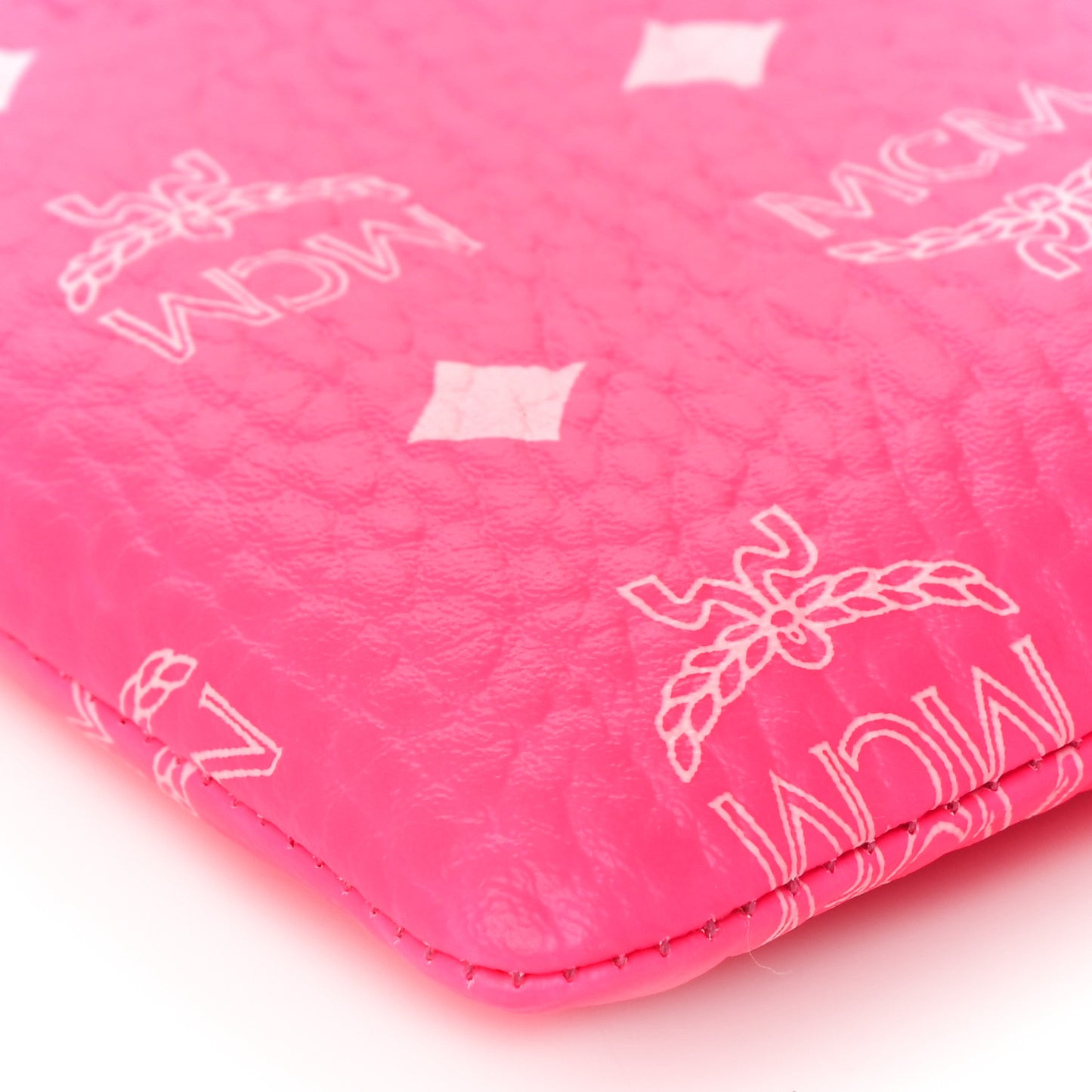 Visetos Wristlet Zip Pouch Neon Pink