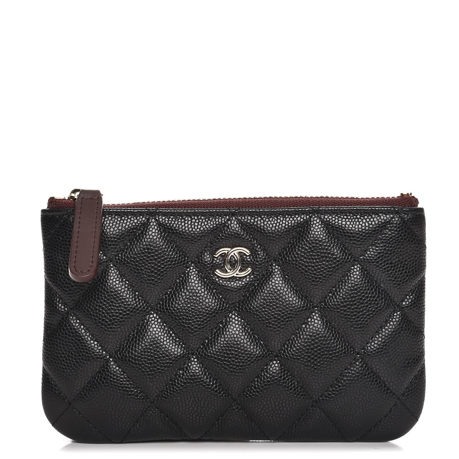 Chanel Caviar Quilted Small Cosmetic Case Black 1 of 8