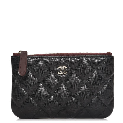 Chanel Caviar Quilted Small Cosmetic Case Black 1 of 8