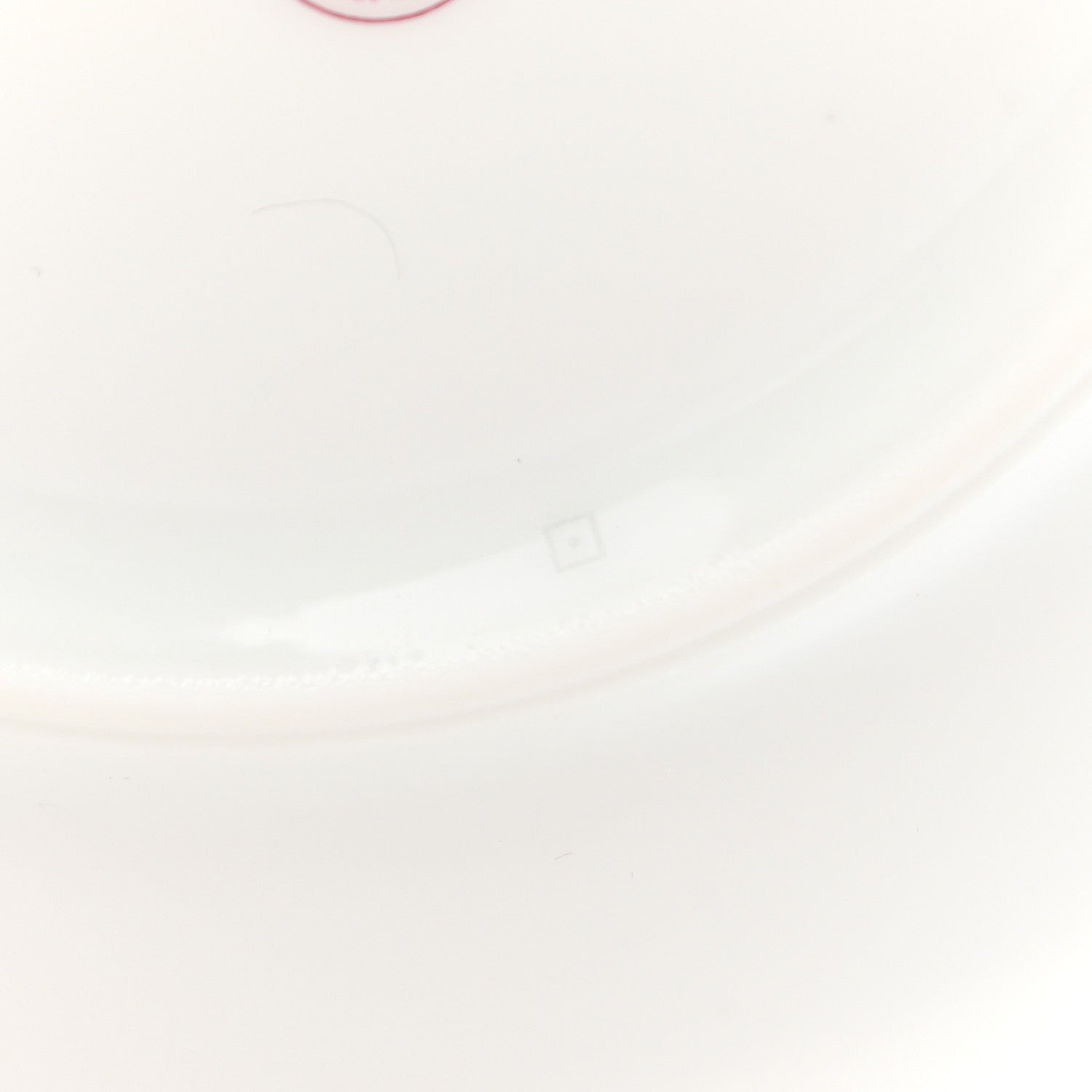 Hermes Porcelain H Deco Bread And Butter Plate Rouge 5 of 6