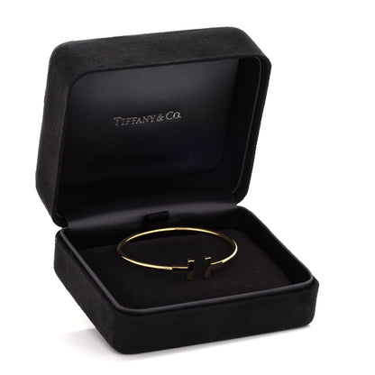 Tiffany 18K Yellow Gold T Wire Bracelet 5 of 5