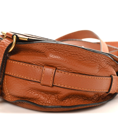 Chloe Calfskin Mini Marcie Round Crossbody Bag Tan 9 of 9